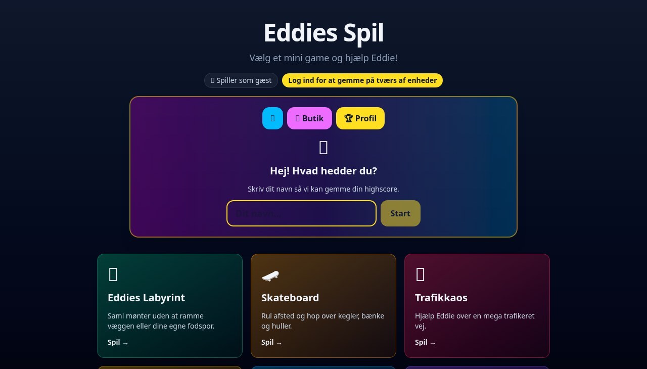 Forsidebillede for Eddie Spil